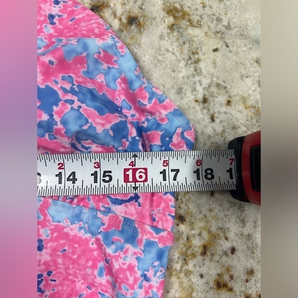 NWT Hello Summer Pink Blue Tankini Bathing Suit Top Women’s XL - Picture 5 of 9